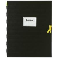 アートスパイラル スケッチブック F6 ブラック | ゆめ画材