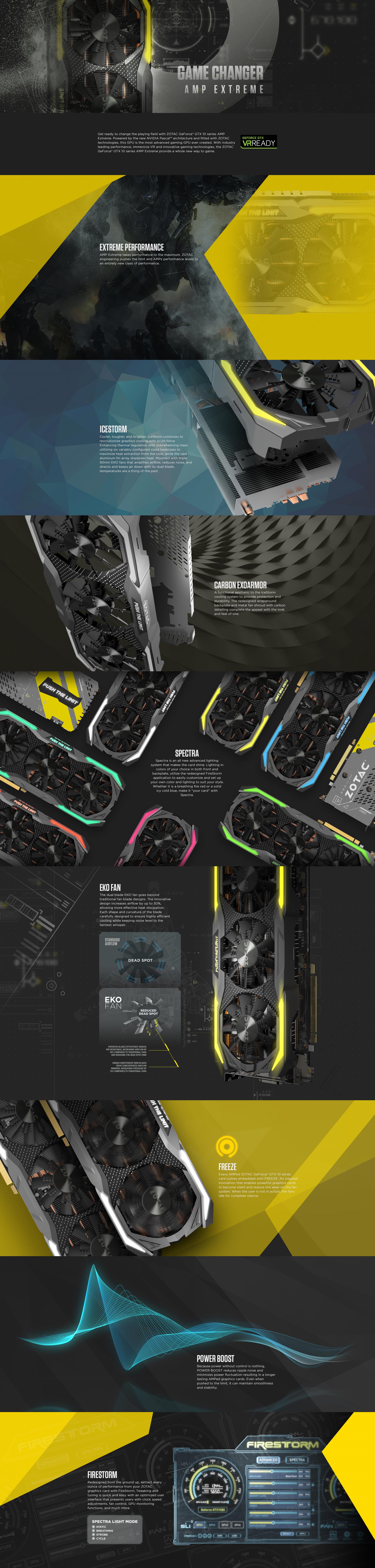 ZOTAC GeForce® GTX 1070 AMP Extreme | ZOTAC