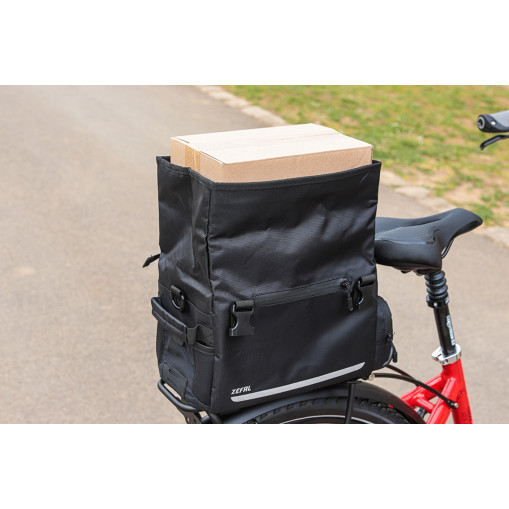 Z TRAVELER 60 - Bike rear bag with modular volume