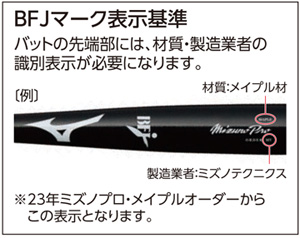 ミズノプロメイプルオーダーバット（硬式）