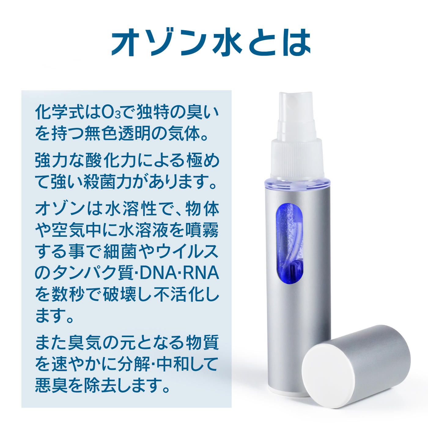 ザウルスの「携帯型オゾン水スプレー」2022