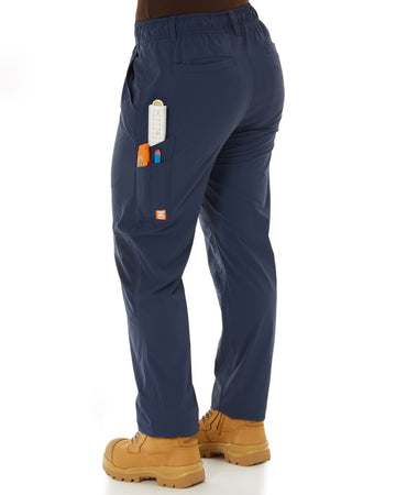 Z-Lite Comfort with 4 Way Stretch Pant - Navy – Zadie Workwear