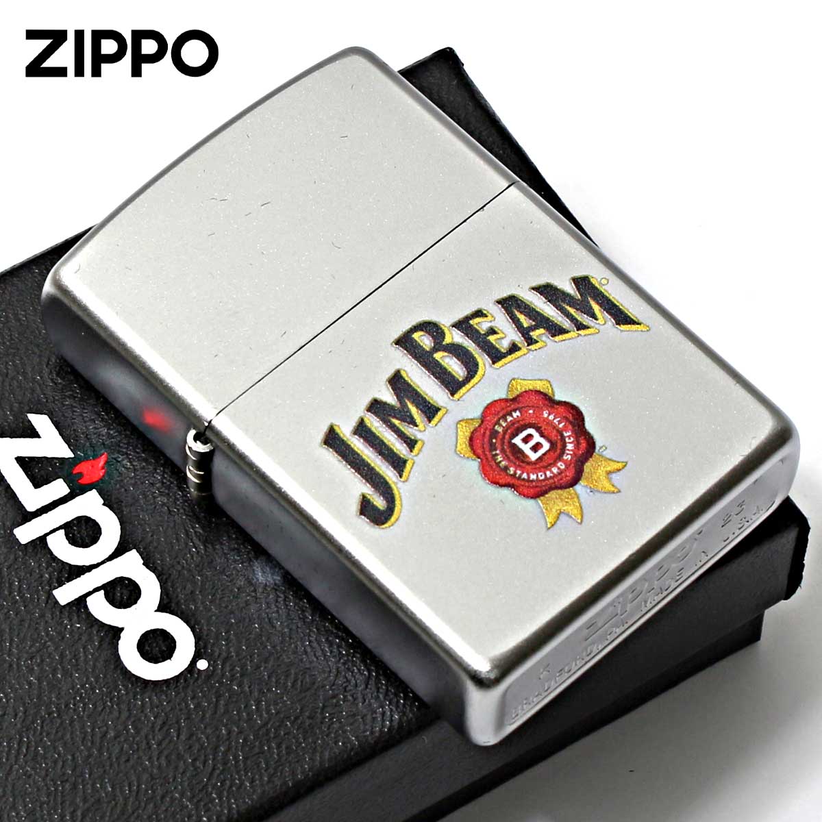 Zippo ジッポー ジムビーム ロゴ 酒 Jim Beam Logo Z205-104646 メール