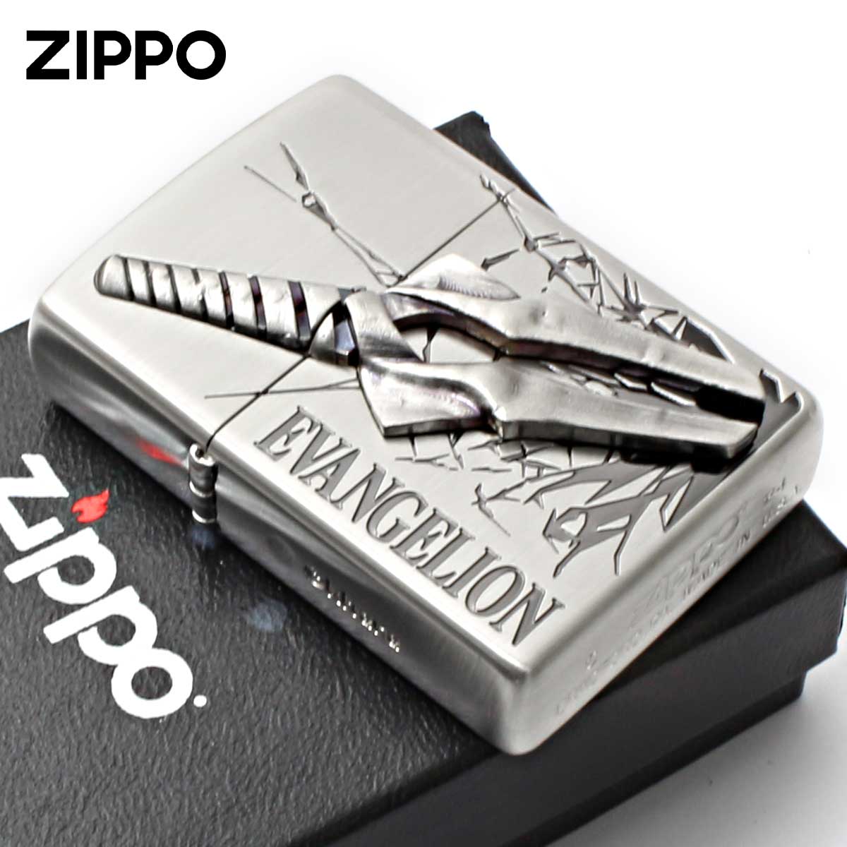 Zippo ジッポー エヴァンゲリオン メタルレリーフ シリアル番号
