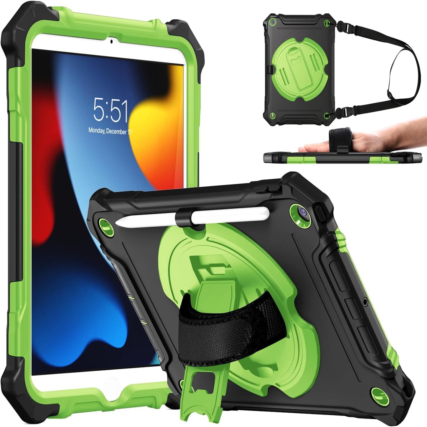 iPad 9th/ 8th/ 7th Generation 10.2 inch Shockproof Full Body Protectiv