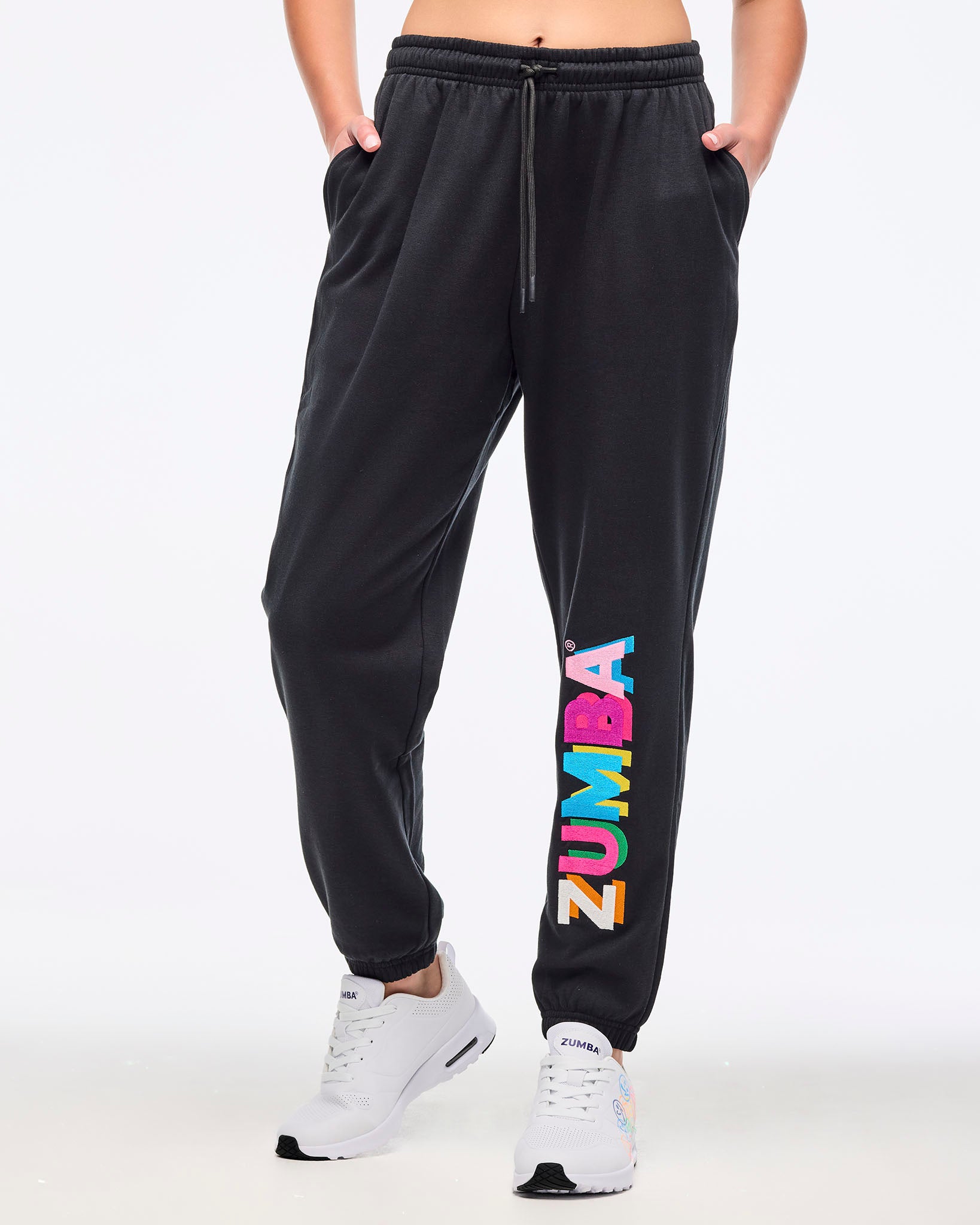 Zumba Multicolor Logo Slouch Sweatpants – Zumba Wear | STRONG iD
