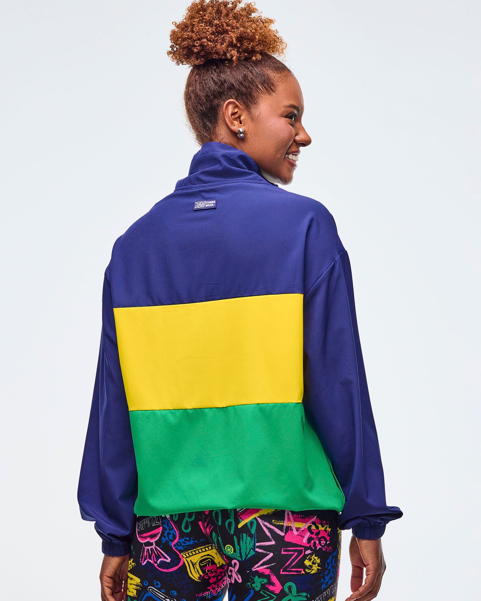 Sizzlin' Half-Zip Oversized Pullover Jacket – Zumba Wear | STRONG iD