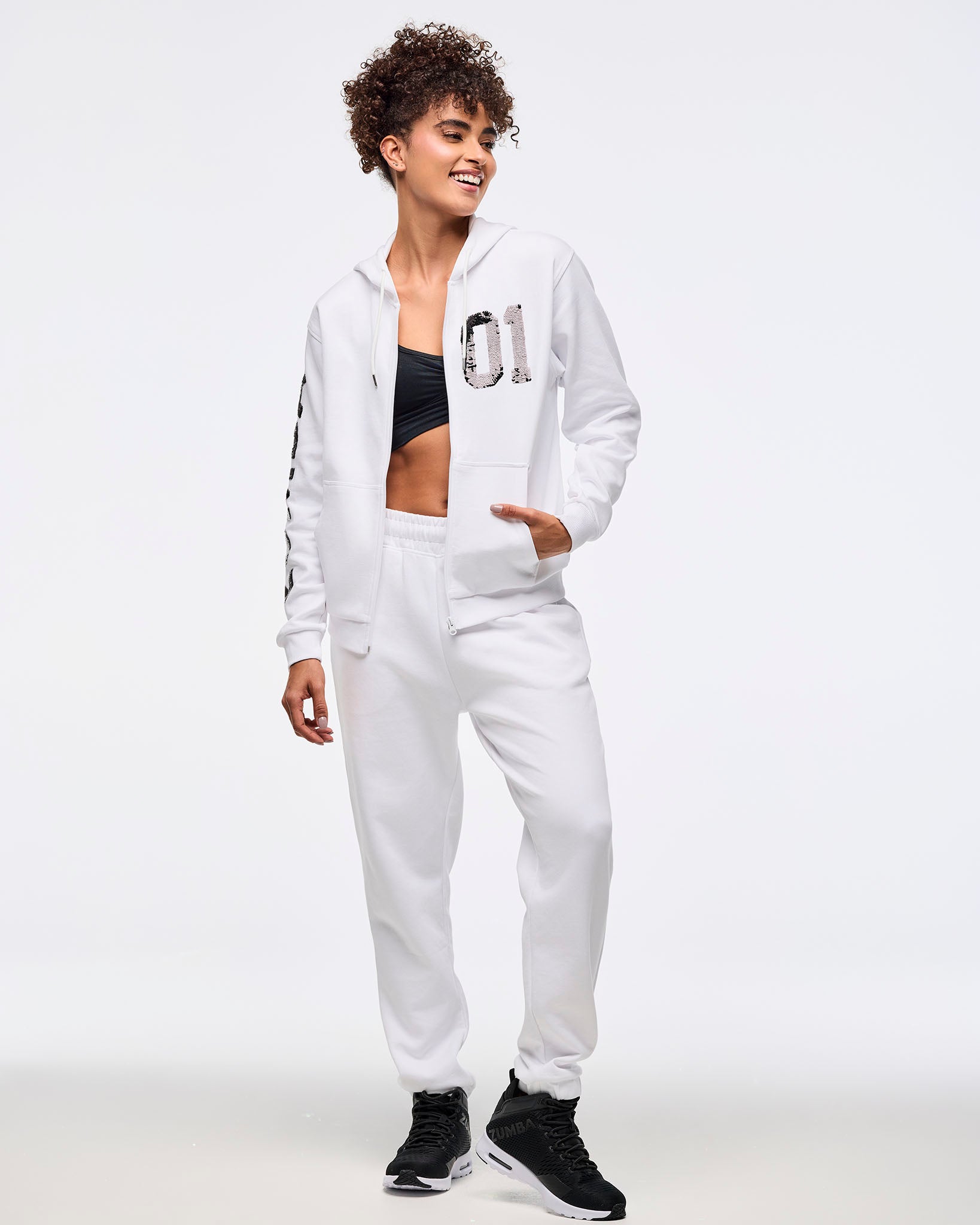Zumba Sparkle Oversized Zip-Up Hoodie – Zumba Wear | STRONG iD