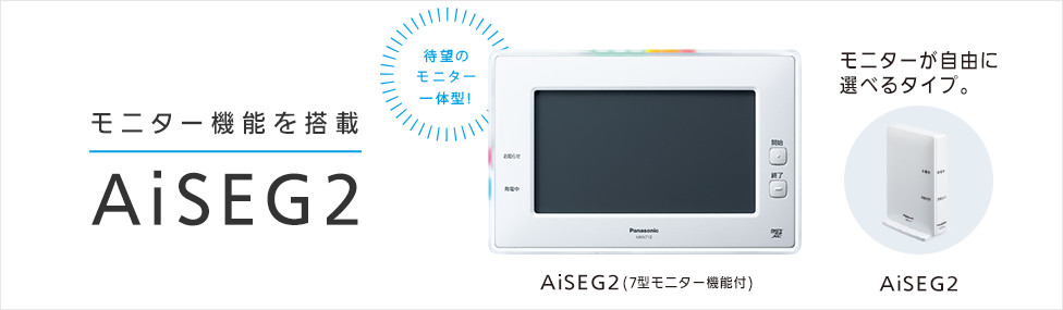 AiSEG2ラインアップ | IoT/HEMS | Panasonic