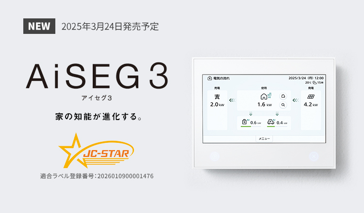 商品ラインアップ | AiSEG3（HEMS） | Panasonic