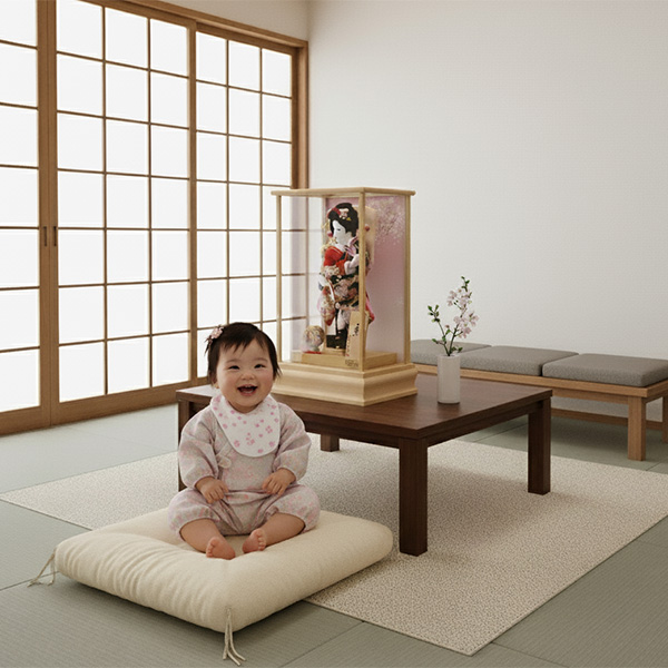 平安道翠監修 おしゃれなミニ羽子板飾り 8号 総檜造り 匠一好作