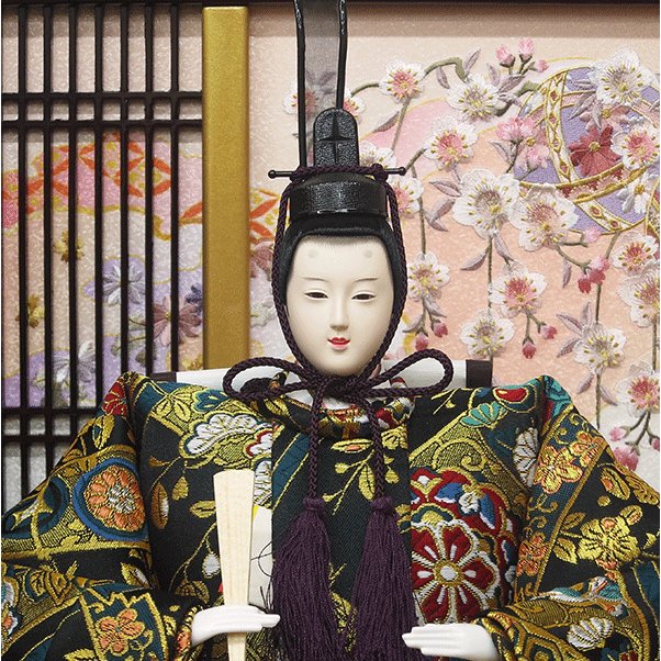 平安豊久作美貴三段飾り 100cmタイプの豪華な雛人形