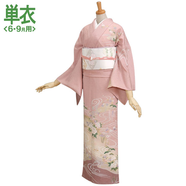 訪問着：H074 【訳あり】薄紫 牡丹に杜若☆| 訪問着レンタル │ 京都