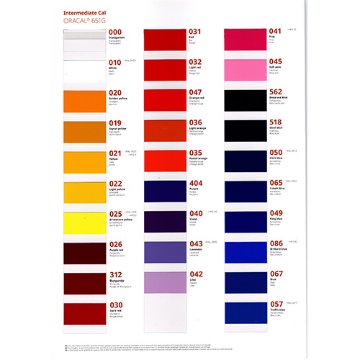 ORACAL651 色見本帳｜ORACAL.JP