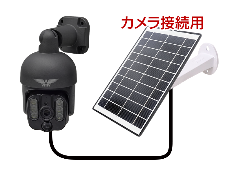 補助金対象] みてるちゃんWSP 5GHz対応新モデル ソーラー 防犯灯カメラ