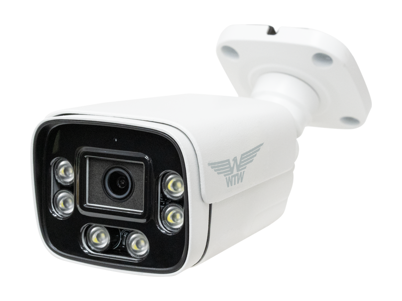 4K800万画素 XPoE専用 屋外仕様 IPC 防犯灯カメラ WTW-XPR26002EAW