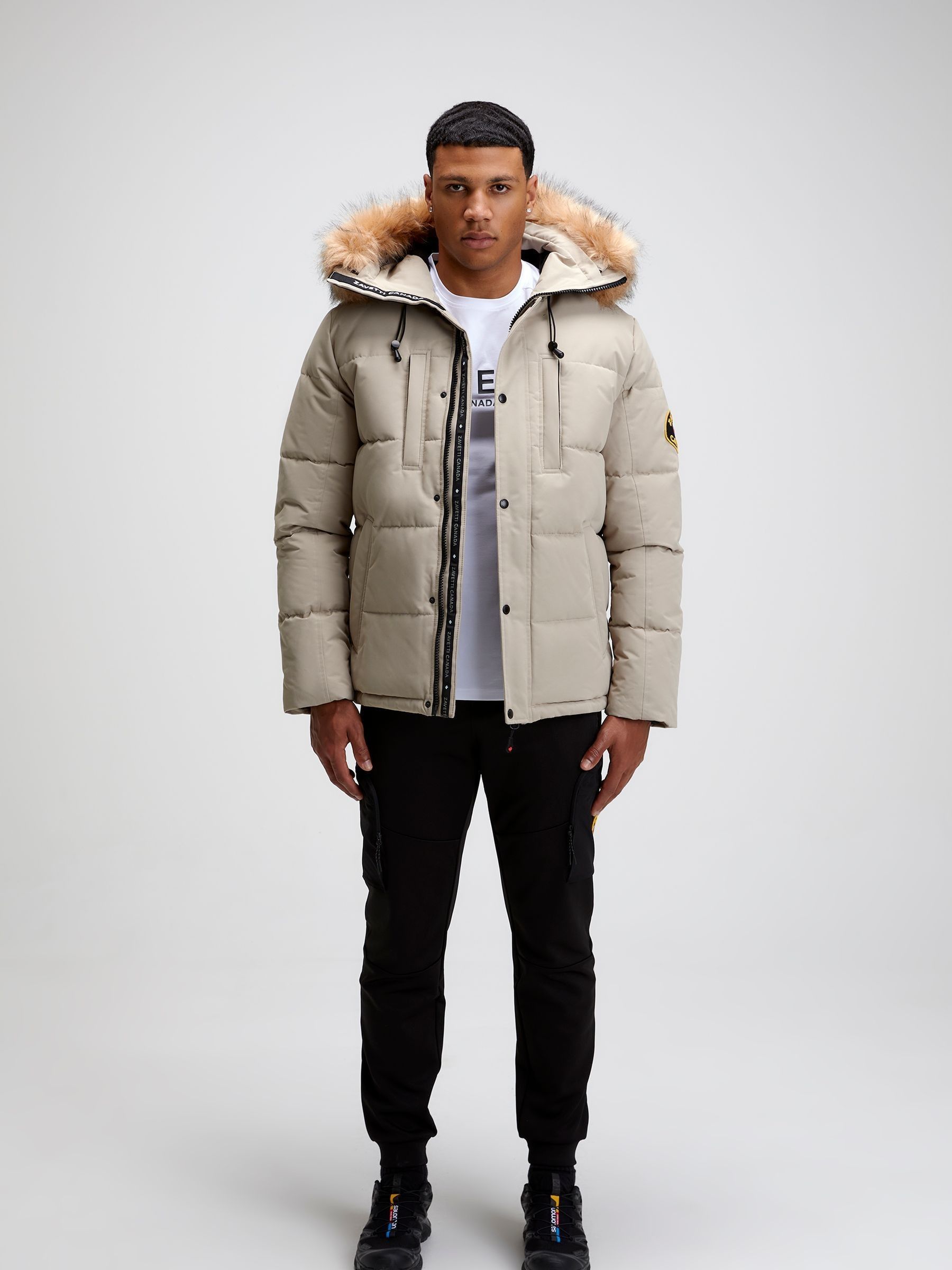 Buy Zavetti Canada Stone Oshawa 2.0 Puffer Parka Jacket With