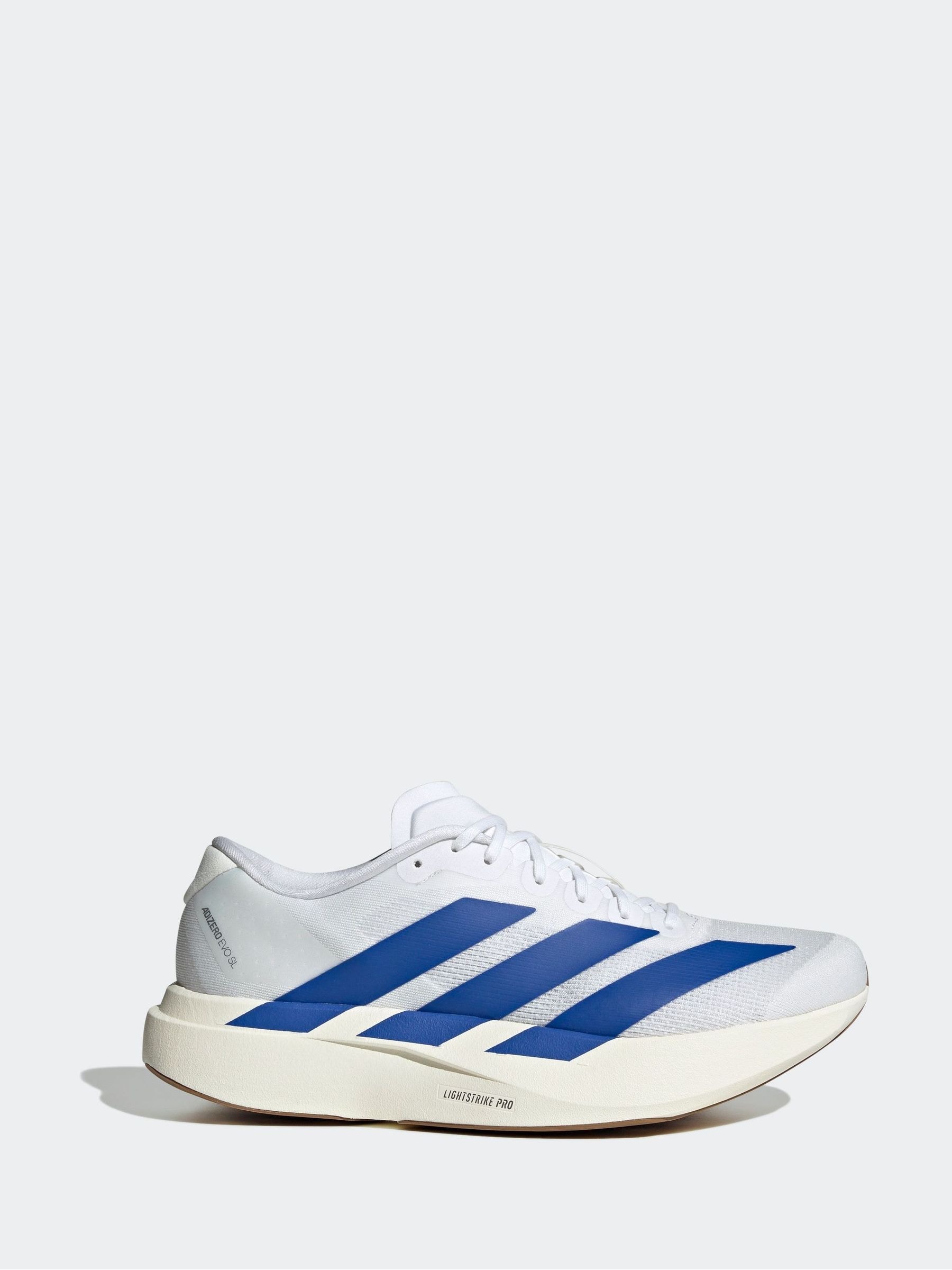 Buy adidas White/Blue Adizero EVO SL Trainers from Next USA