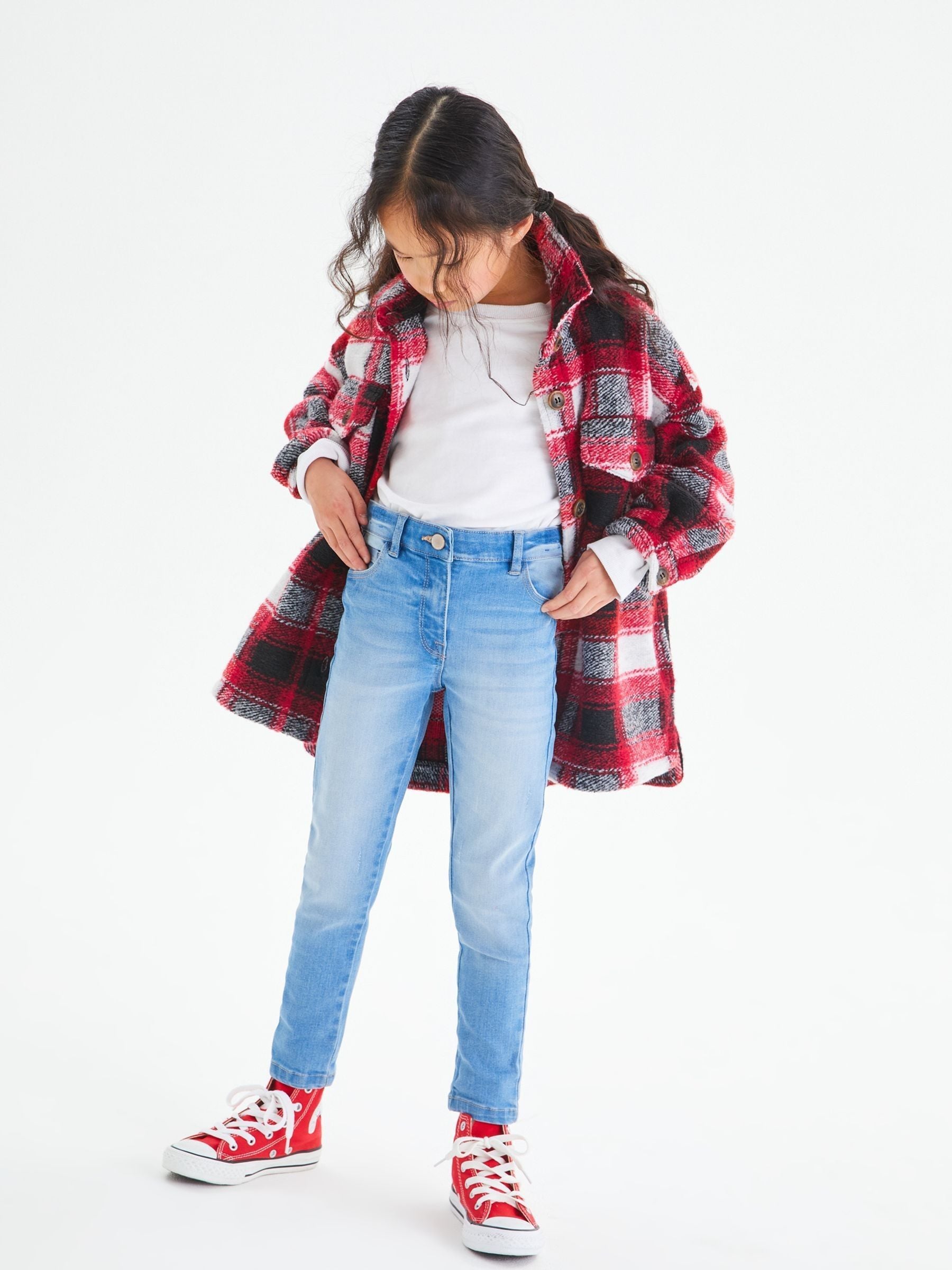 Buy Converse Red Chuck Taylor All Star Ox Junior Trainers from