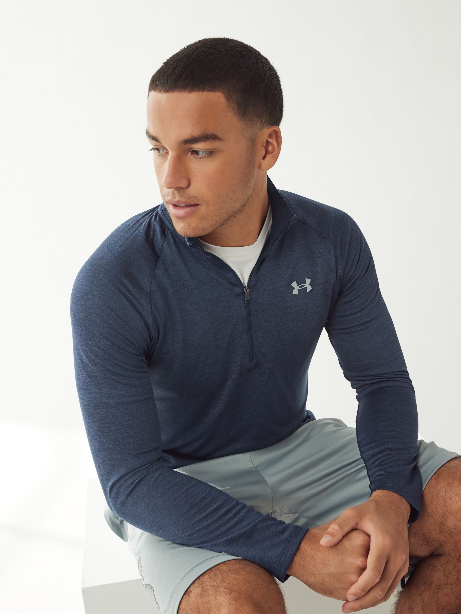 Under Armour ラガーシャツ L ネイビー/ブルー Buy Under Armour Navy