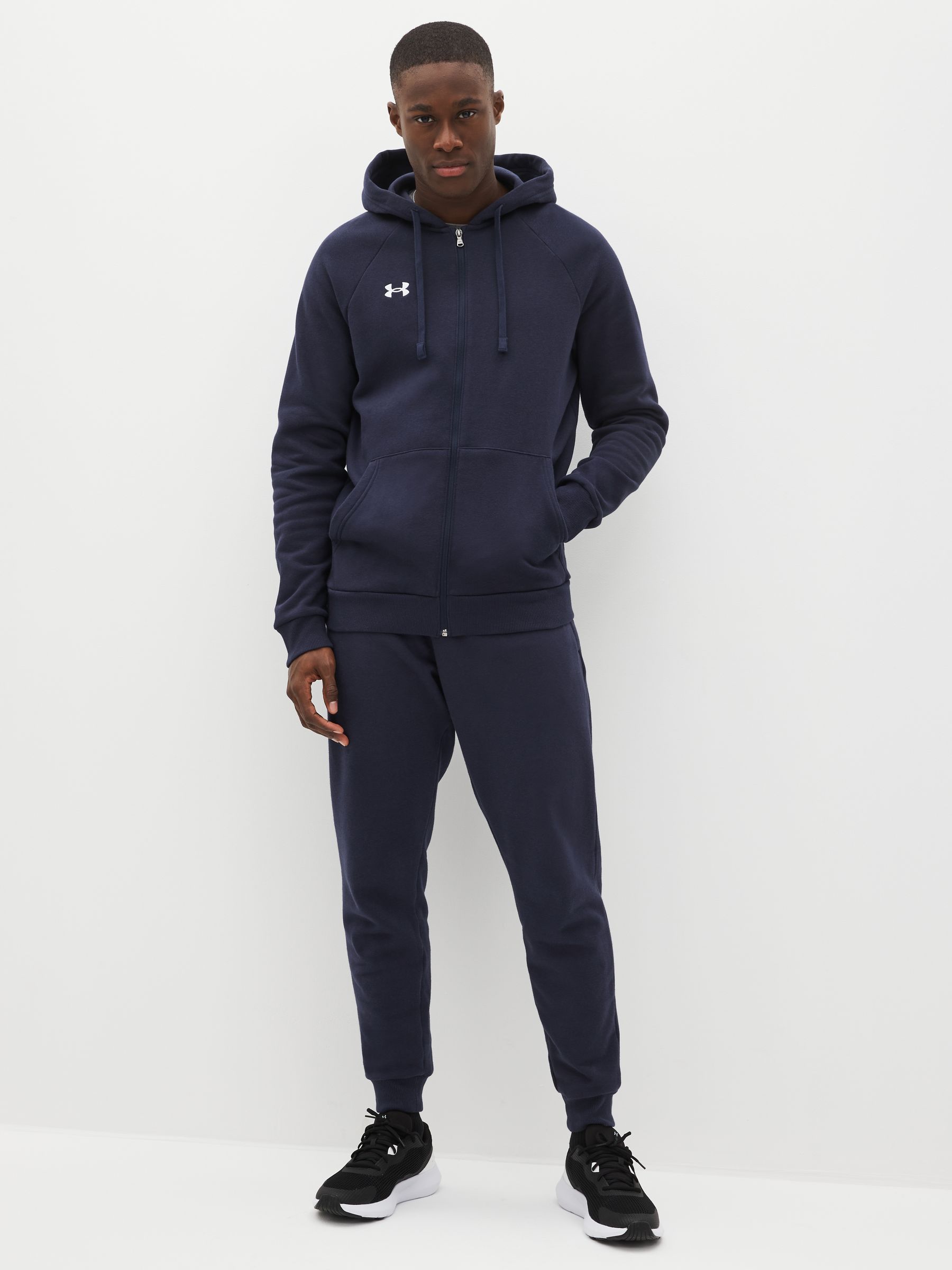 Buy Under Armour Blue Rival Fleece Full Zip Hoodie from Next USA