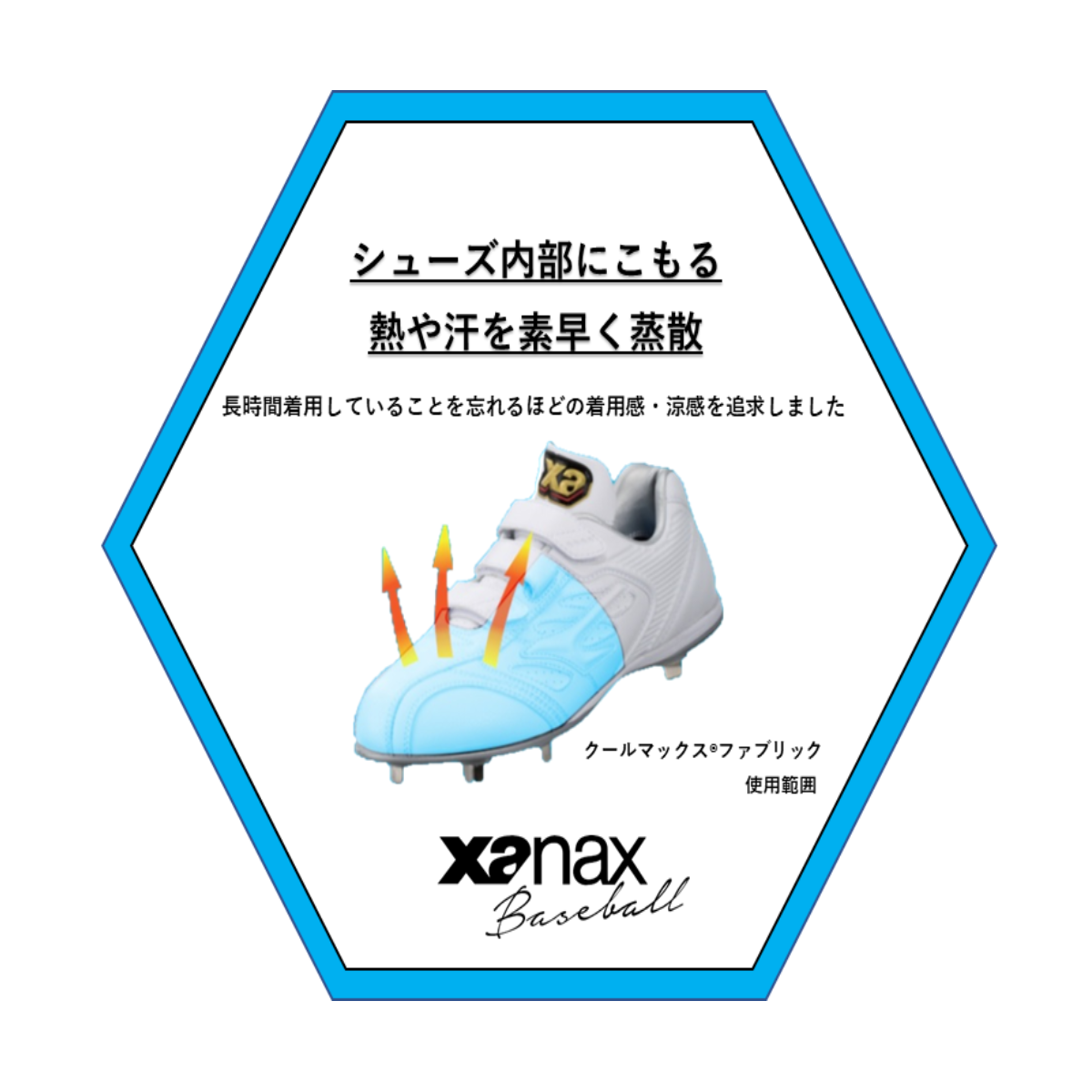 ベルトタイプ樹脂底スパイク(黒)｜ザナックス公式オンラインショップ