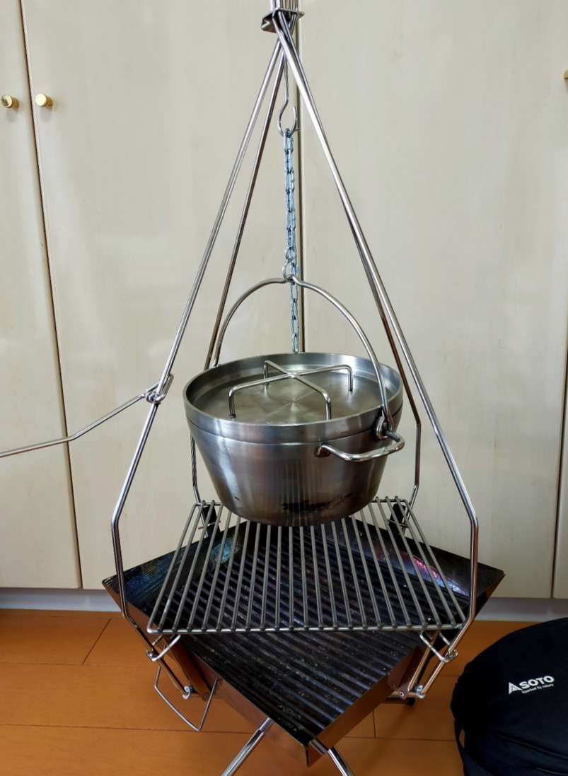 ユニフレーム（UNIFLAME）FGポットハンガー購入したのですが