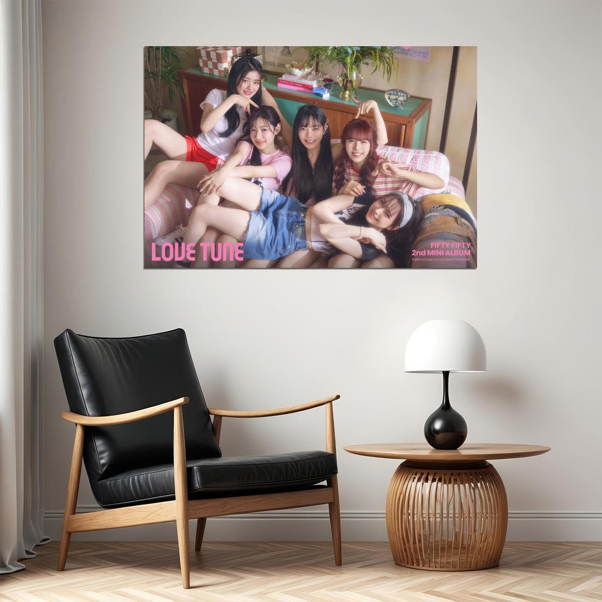 Poster - FIFTY FIFTY Photo Music Poster K-Pop Home Decor For