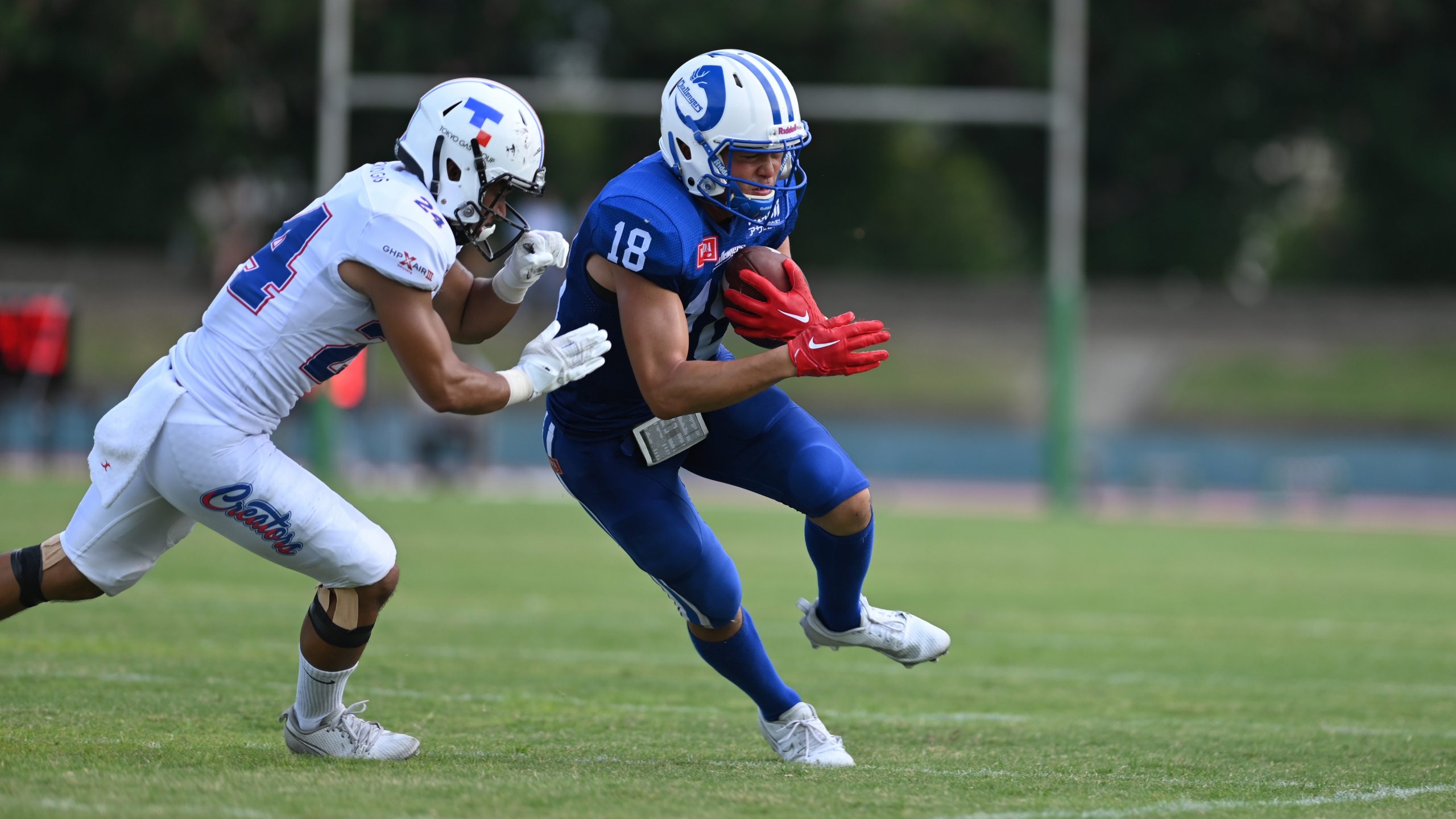 阿部拓朗と亀山暉の両エースWRの高い壁に自慢のスピードで挑むアサヒ