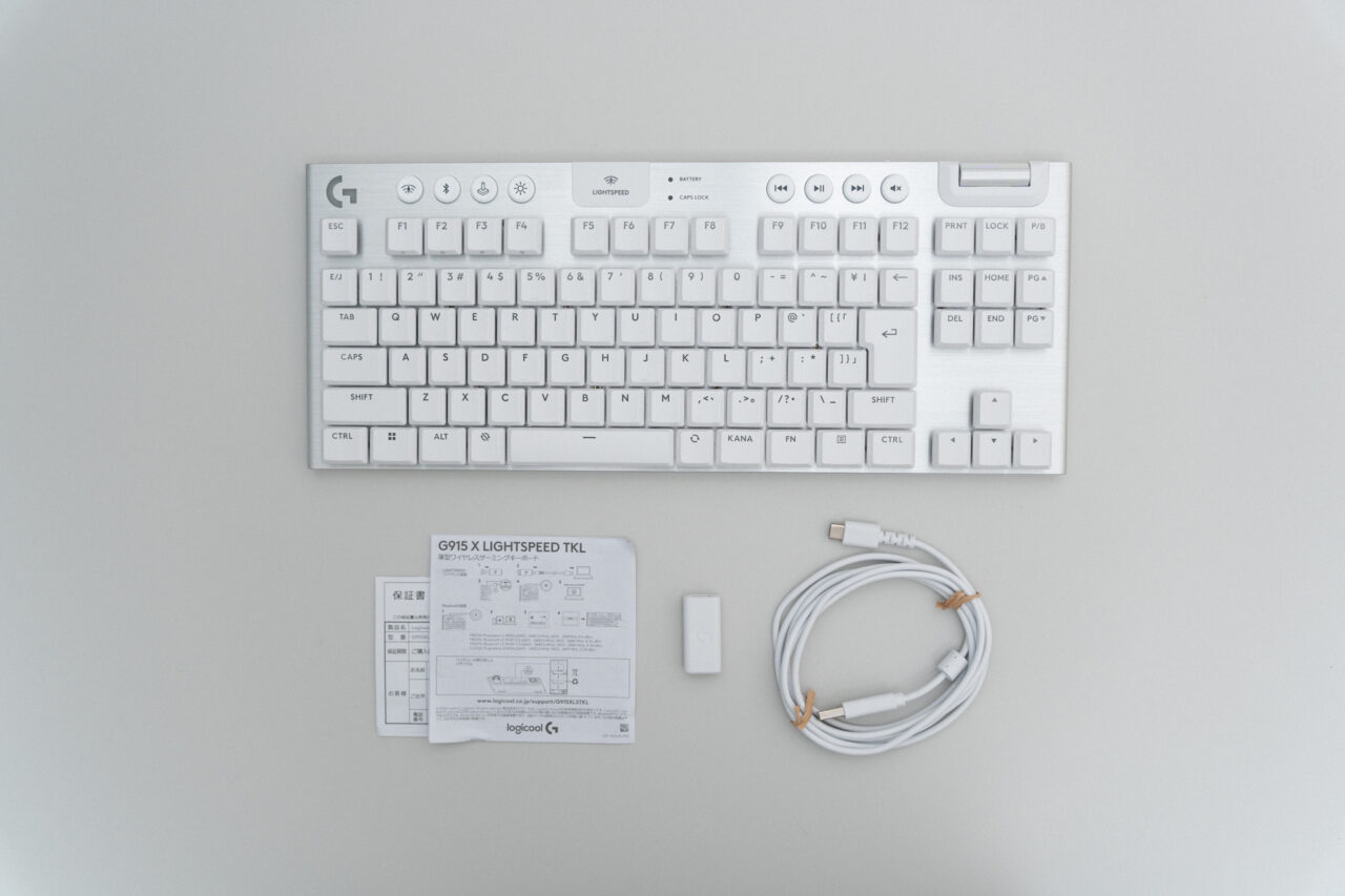 Logicool G915 X LIGHTSPEED TKL レビュー：前モデルから着実に進化を