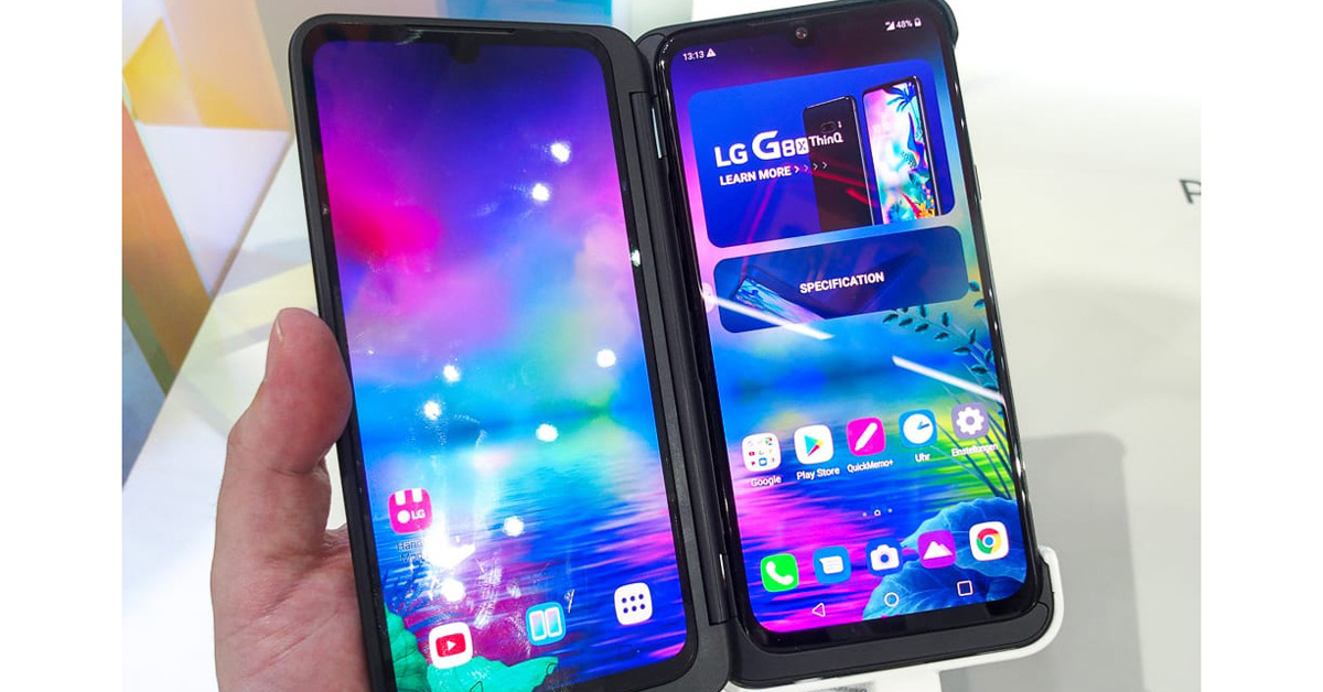 セカンドディスプレーも搭載、LG電子がスマホ「2画面化ケース」の新