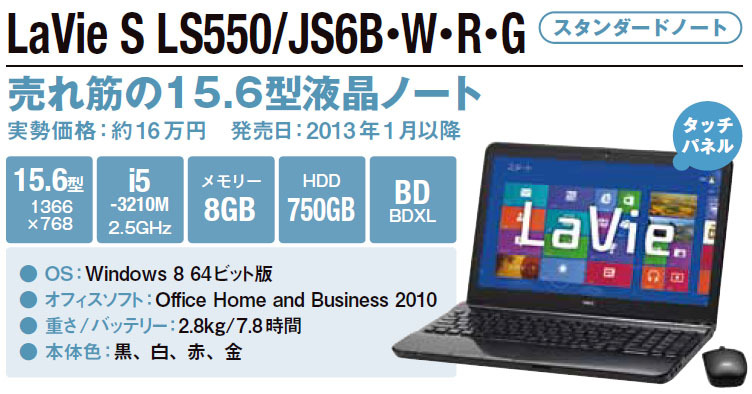 NECがパソコン秋冬モデルを発表、Windows 8、同RTを搭載 | 日経クロス