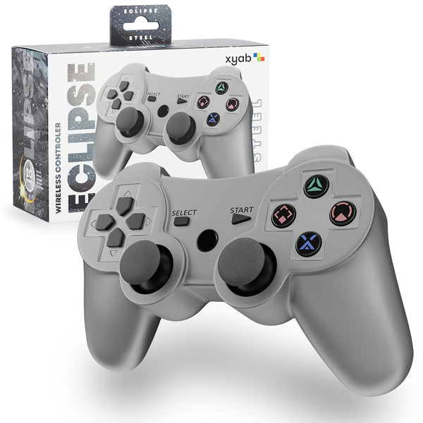 Wireless Controller for Sony PS3® - Steel Silver – XYAB