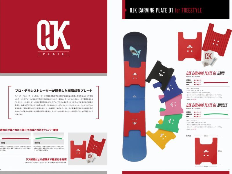 OJKカービィングプレート01（フリースタイル用） - XYZ ONLINE STORE