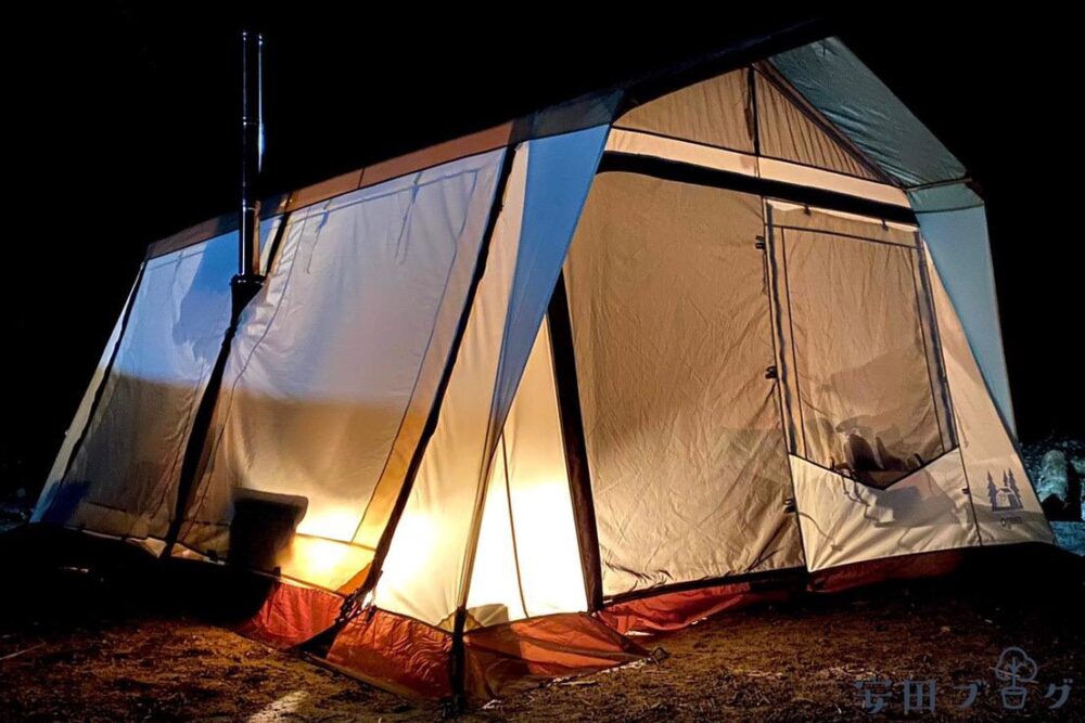 年中快適に過ごせるテントはこれ一択]ロッジシェルターT/C | ヤスダを少々