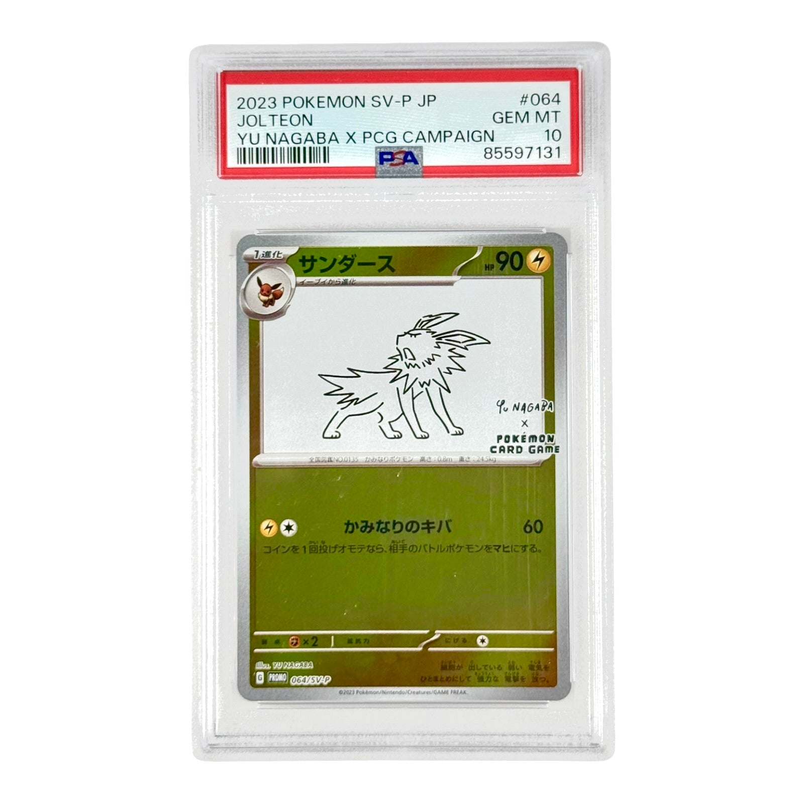 Set of 9 Yu Nagaba x PCG Campaign 2023 Pokemon Japanese Promo