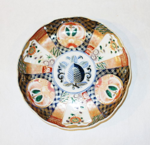 古伊万里色絵七寸皿5客 - 生活骨董の店 やまいく