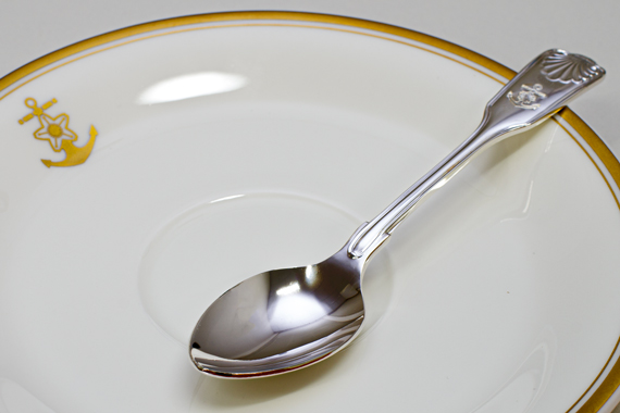 桜錨カップ＆ソーサー・ティースプーンセット - 戦艦大和ショップ