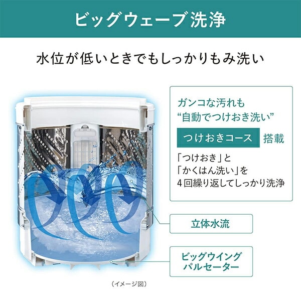 販売終了】洗濯機 7kg 全自動 小型 縦型 NA-F7PB1-C パナソニック