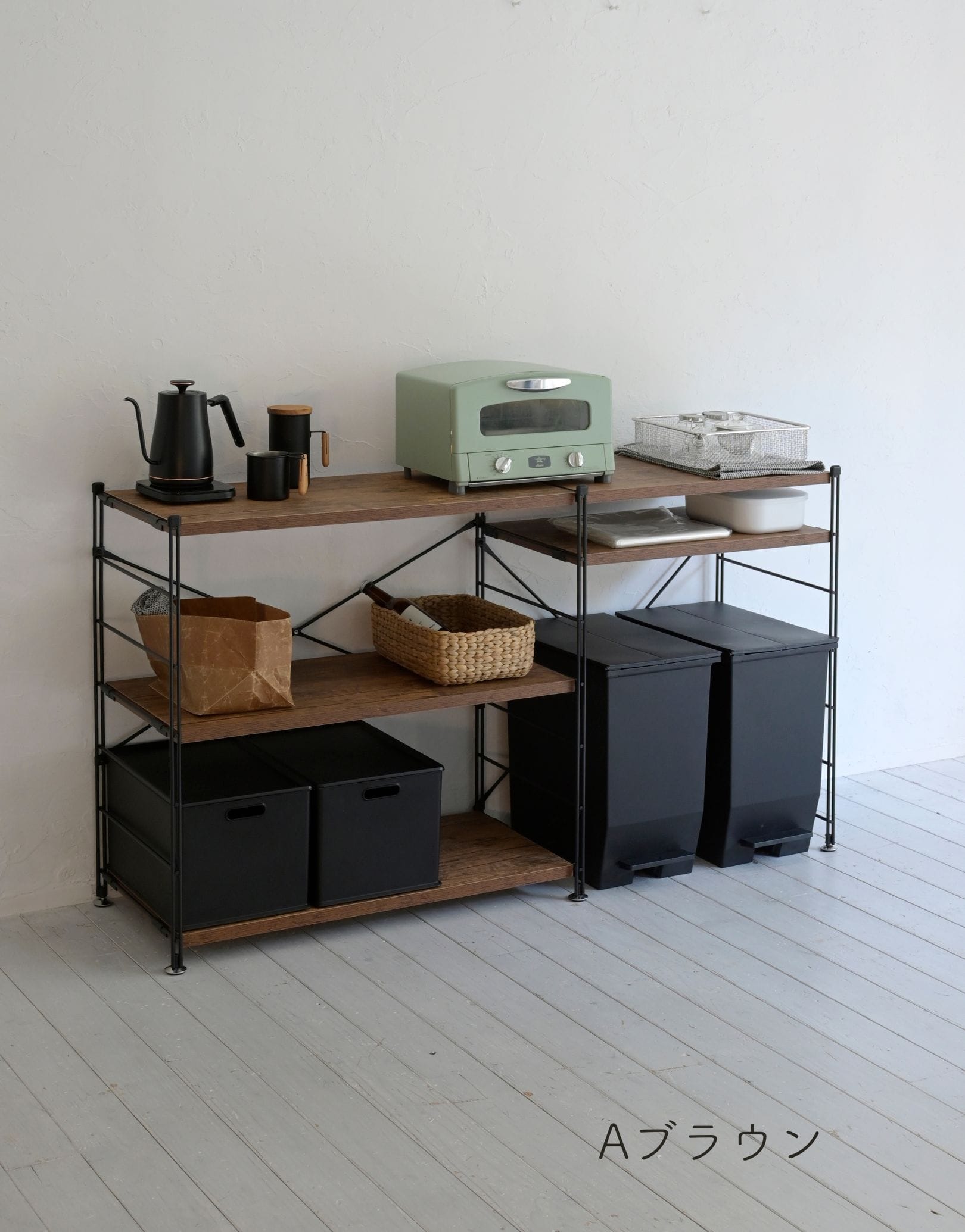 ラック 木製棚板 3段 幅85.5/65 奥行41.5 高さ85cm 山善 | 山善