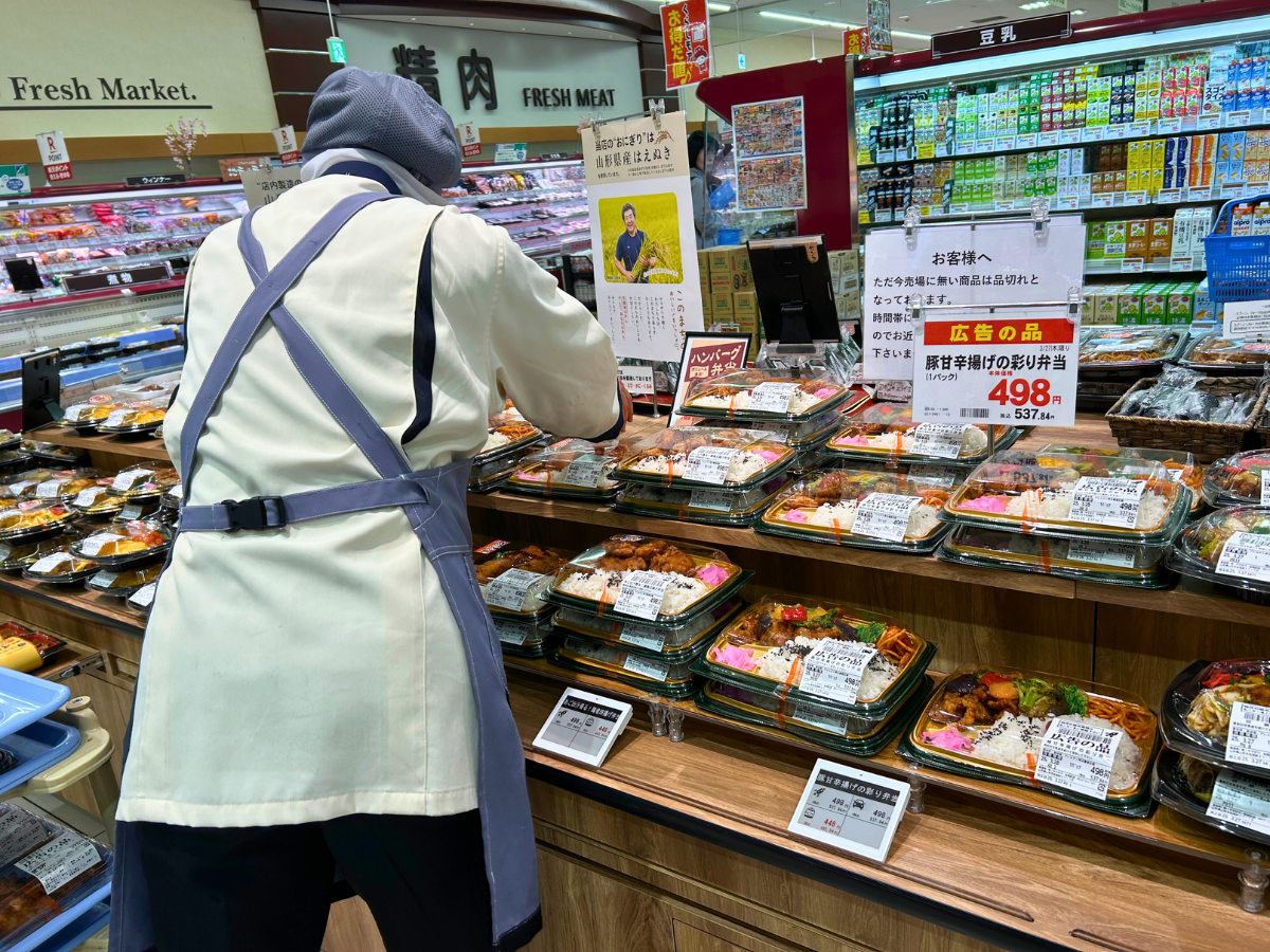 食品の値引きシールのデジタル化を活用し、 スーパーマーケット