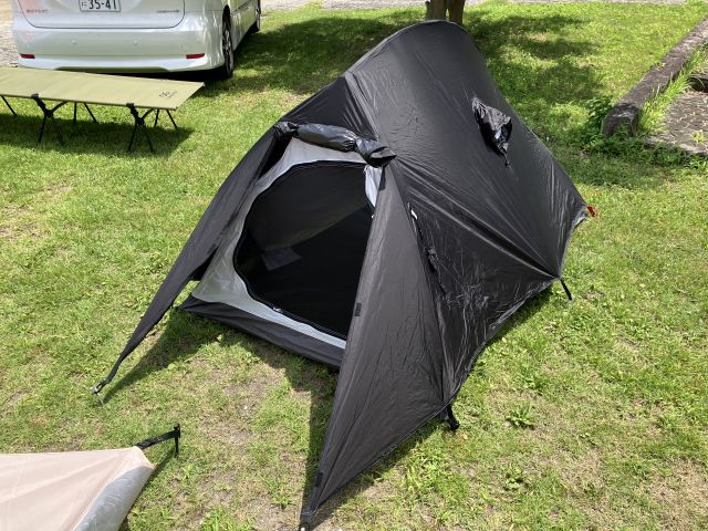 ワークマン！キャンツー対応ミシックツーリングテントAG設営レビュー
