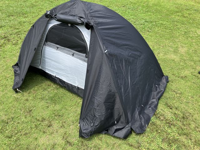 ワークマン！オールシーズン対応スカート付レジストソロドームテント