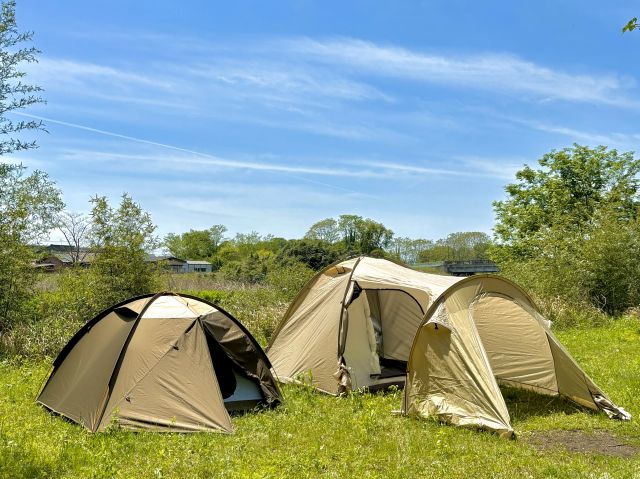 ワークマン！3人用テント耐久撥水2ルームシェルターを設営レビュー