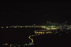 諏訪湖の森の夜景 (長野県諏訪市) -こよなく夜景を愛する人へ