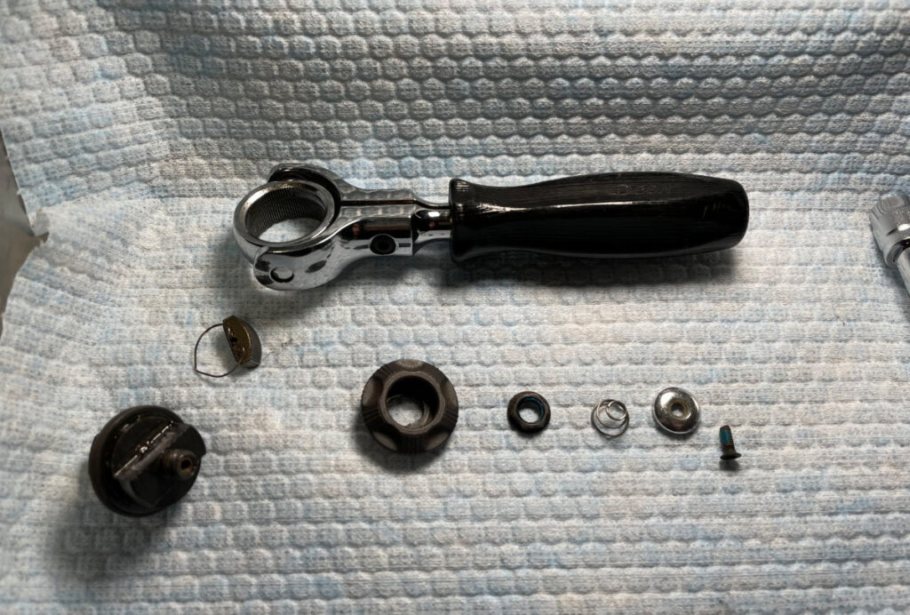 DEEN・スイベルラチェットのメンテナンス[空転トルクを軽くしよう]