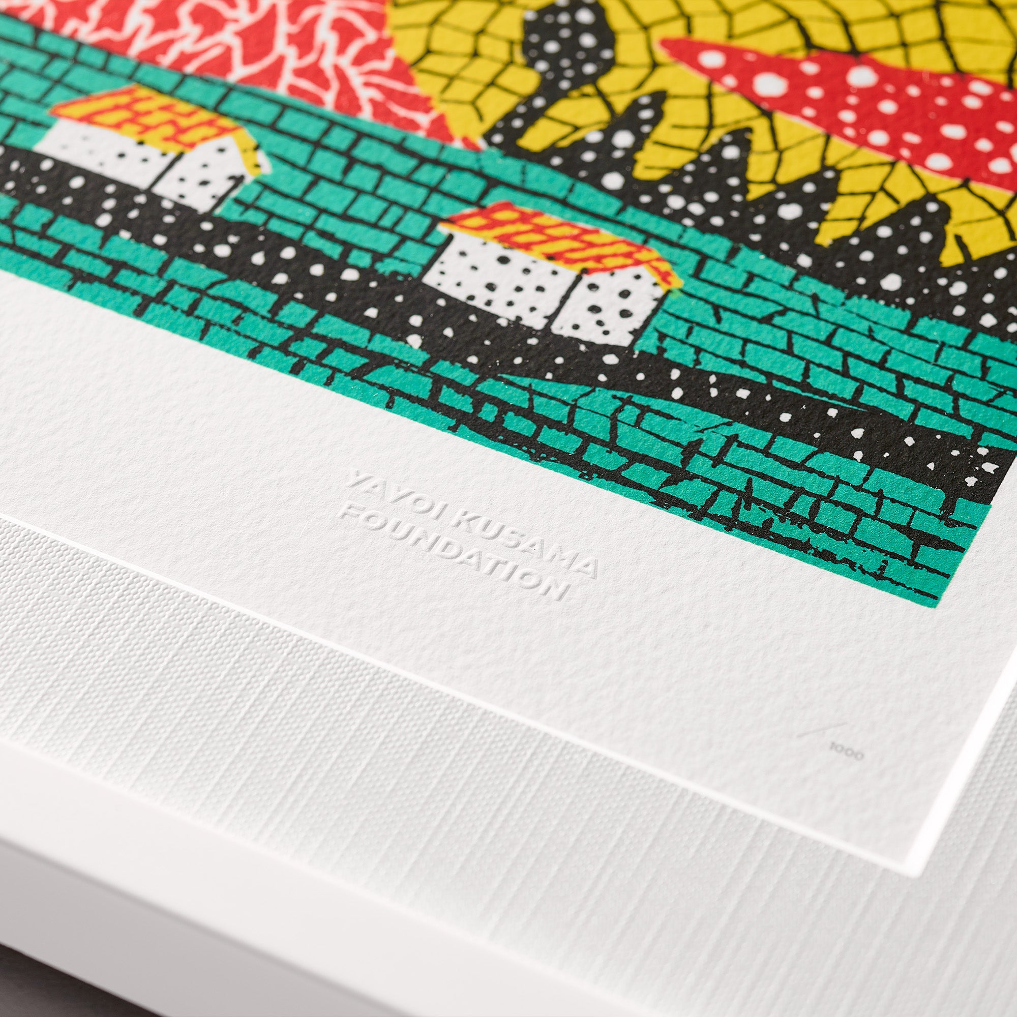 エディション・ポスター（額装）赤富士｜草間彌生 アートグッズ公式