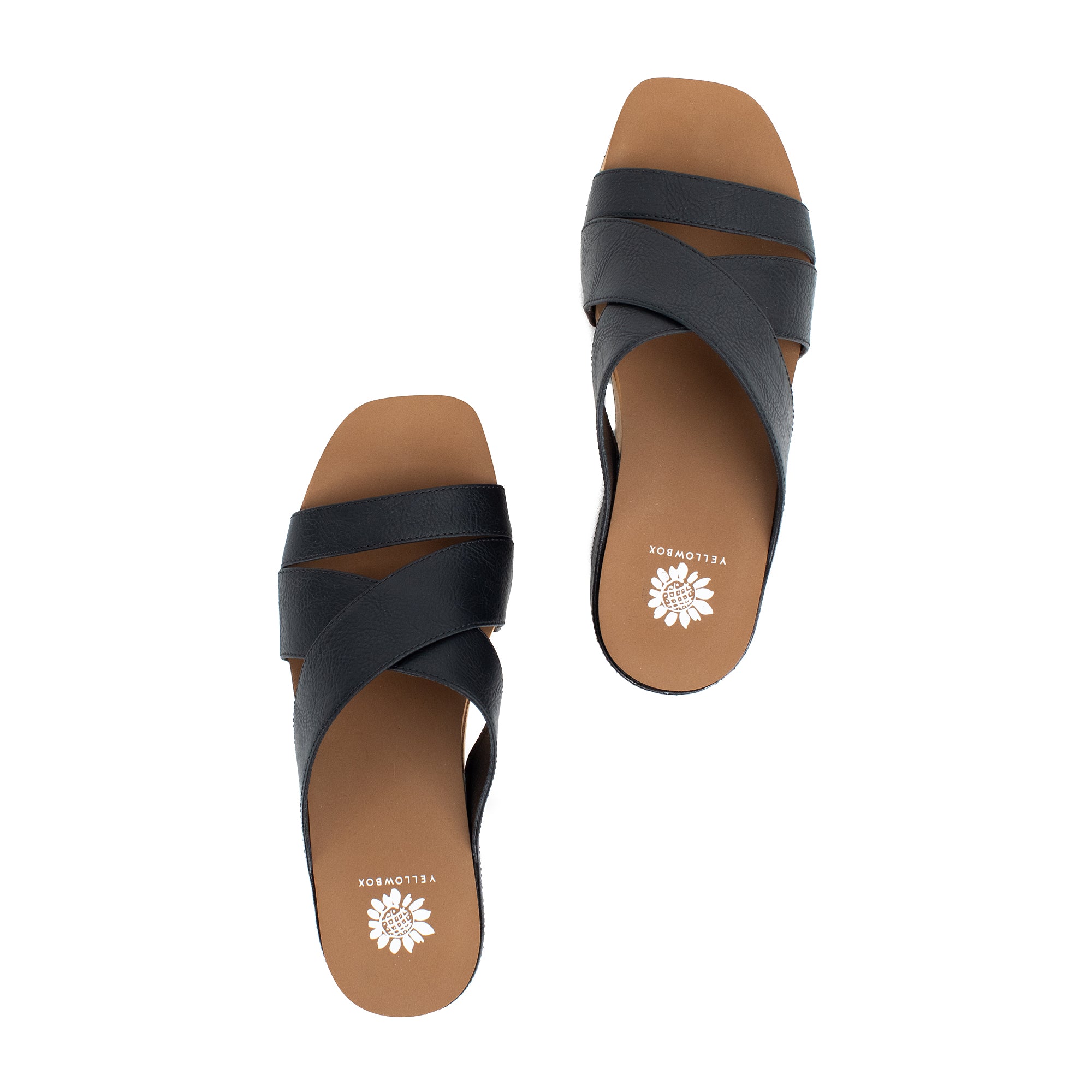 Chela Crossband Wedge Sandal | Yellow Box Official Site – YELLOW