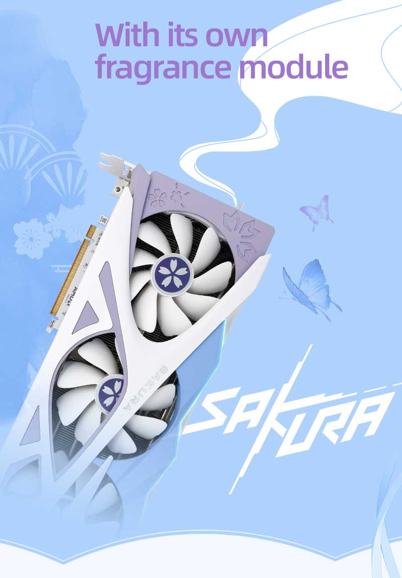 December Promotion)Yeston Sakura Radeon RX 7700 XT 12G GDDR6