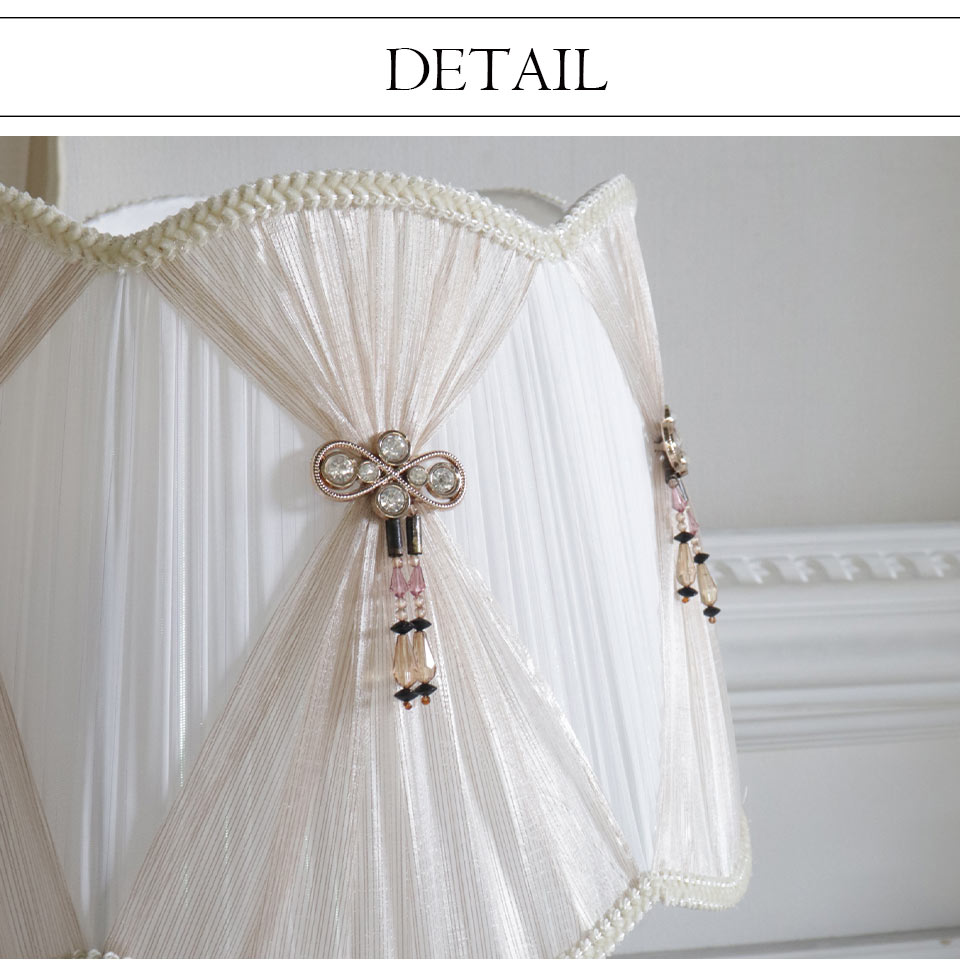 可愛いテーブルランプ ロココクラシック アンティークホワイト